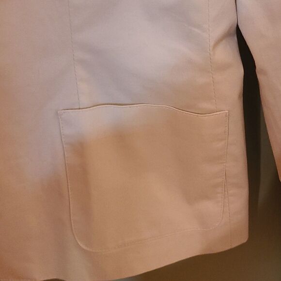 Harve Benard size 12 Cream Colored Long Sleeve Jacket - Picture 7 of 11